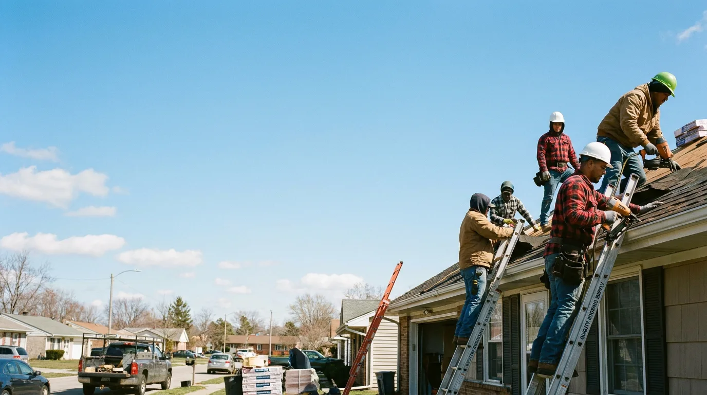 Roofing in Bluffs, IL near me